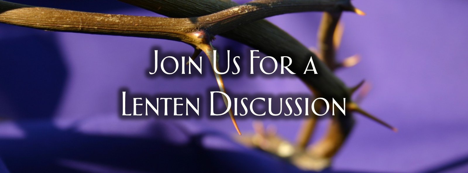 Special Discussion Group for Lent